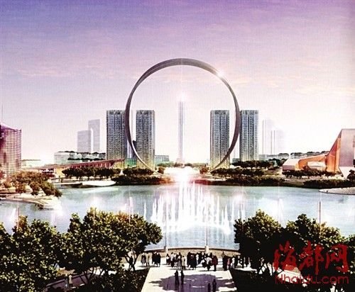 遼寧撫順投億元建巨大鐵環(huán)建筑 僅具觀賞功能