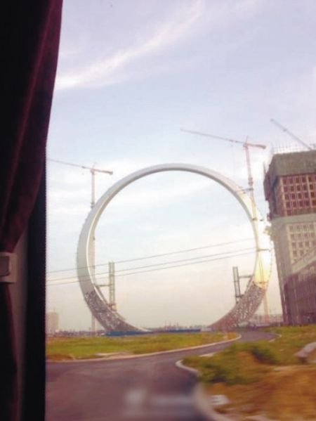 “生命之環(huán)”建筑。圖片由網(wǎng)友“藍(lán)色阿威”提供